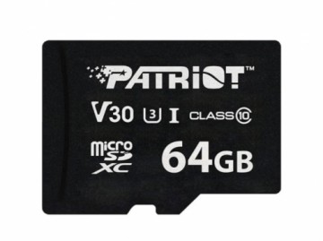 Patriot Memory Patriot VX Series 64GB MicroSDXC V30 Class 10 UHS-I U3 4K UHD Memory Card PSF64GVX31MCX