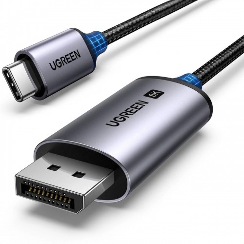 Ugreen CM556 cable with USB-C and DisplayPort 8K connectors, 3 m long - gray image 1