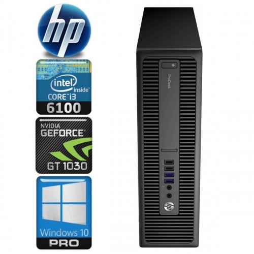Hewlett-packard HP 600 G2 SFF i3-6100 16GB 128SSD+2TB GT1030 2GB WIN10Pro image 1