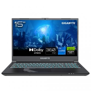 GIGABYTE G5 KF5-H3DE554KD - 15,6" FHD 360Hz Display, Intel Core i7-13620H, 16GB RAM, 1TB SSD, NVIDIA GeForce RTX™ 4060, FreeDOS