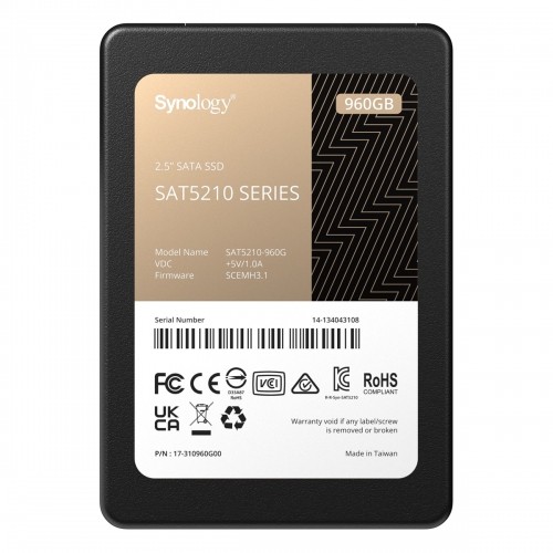 Synology SAT5210 SSD 960GB 2.5 Zoll SATA 6Gb/s - interne Solid-State-Drive (SAT5210-960G) image 1