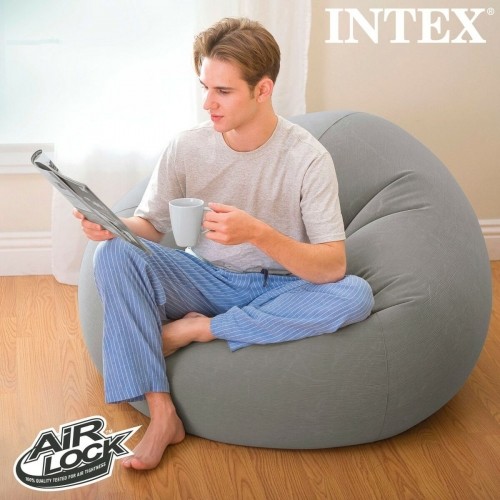 Piepūšamais baseina krēsls Intex Pelēks 107 x 69 x 104 cm (6 gb.) image 4