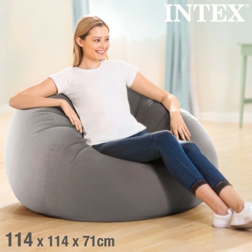Piepūšamais baseina krēsls Intex Pelēks 107 x 69 x 104 cm (6 gb.) image 5