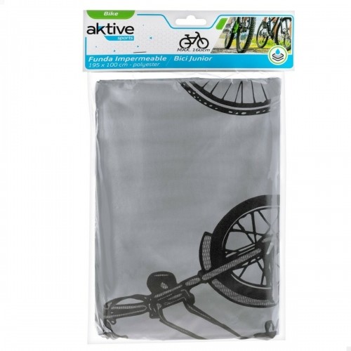 Защитный чехол для велосипеда Aktive 195 x 100 x 5 cm Непромокаемый Серый image 2
