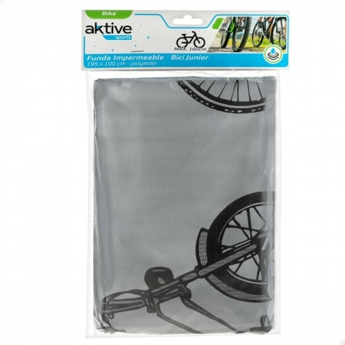 Защитный чехол для велосипеда Aktive 195 x 100 x 5 cm Непромокаемый Серый image 4