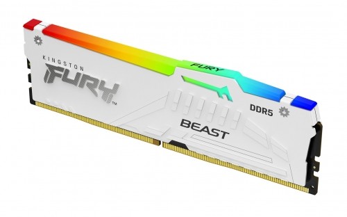 Kingston Technology FURY Beast 32GB 6000MT/s DDR5 CL40 DIMM (Kit of 2) White RGB XMP image 2
