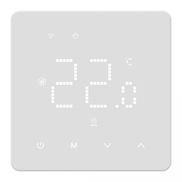 TUYA Programmable Heating Thermostat for Gas Boiler Control, Wi-Fi, 3A, 230VAC
