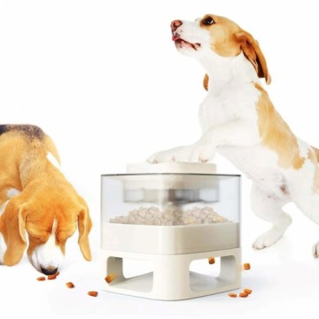 Doggy Village Pet auto-buffet DoggyVillage for dog or cat, white