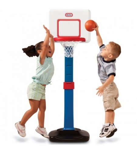 Little Tikes Basketbola grozs bērniem ar mini bumbu regulējams 60-120 cm, no 1,5 līdz 5 gadiem 620836000 image 1