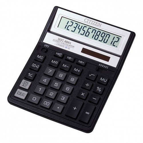 Citizen SDC-888X calculator Pocket Financial Black image 1