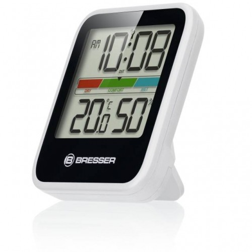 BRESSER klimata monitora termometrs/higrometrs DCF trīsdaļīgs balts image 2