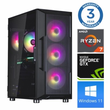 INTOP Ryzen 7 5700X 32GB 500SSD M.2 NVME GTX1650 4GB WIN11Pro