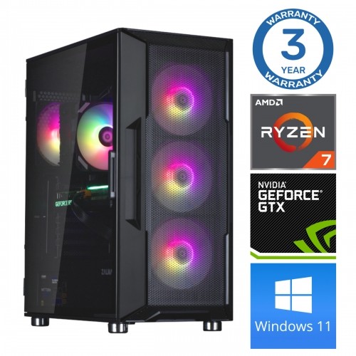 INTOP Ryzen 7 5700X 16GB 1TB SSD M.2 NVME GTX1650 4GB WIN11Pro image 1