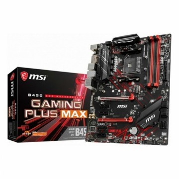 Mātesplate MSI B450 GAMING PLUS MAX ATX DDR4 AM4 AMD B450 AMD AMD AM4