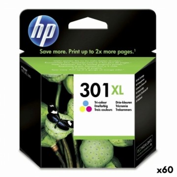 Картридж с оригинальными чернилами HP 301XL Трехцветный (60 штук)
