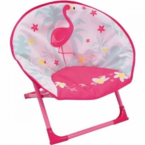 Bērna krēsls Fun House 53 x 56 x 43 cm Locīšana Rozā flamingo image 1