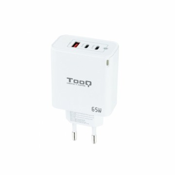 Сетевое зарядное устройство TooQ TQWC-GANQC2PD65WT