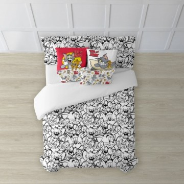 Ziemeļu pārvalks Tom & Jerry Tom & Jerry Black & White 200 x 200 cm