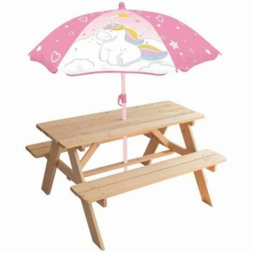 Piknika galds Fun House    53 x 95 x 75 cm Пляжный зонт Vienradzis