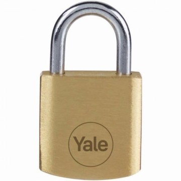 Замок с ключом Yale Сталь Прямоугольный Позолоченный (4 штук)