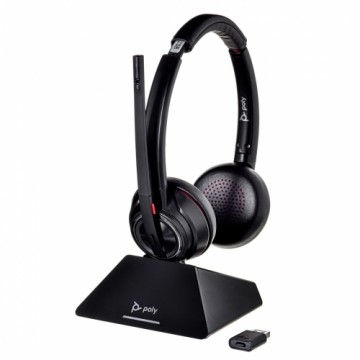 POLY 8220 UC Headset Wireless Head-band Office/Call center Black