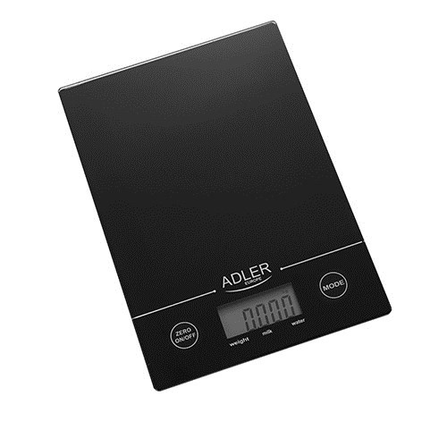 Adler AD 3138 b Mechanical kitchen scale Black Countertop Rectangle image 1