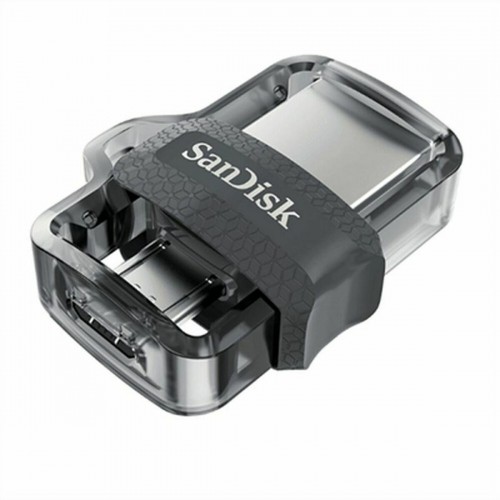 USB Zibatmiņa SanDisk Ultra Dual m3.0 Sudrabains image 1