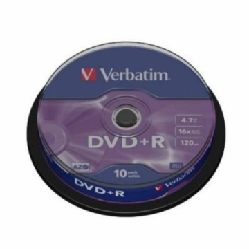 DVR + R Verbatim DVD+R Matt Silver 4.7 GB 16x 10 pcs