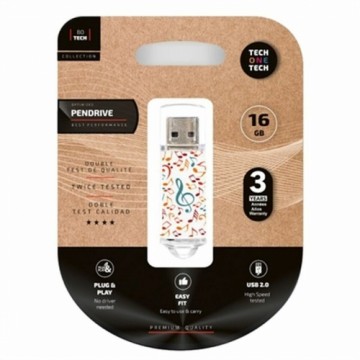 USB Zibatmiņa Tech One Tech TEC4003 16 GB