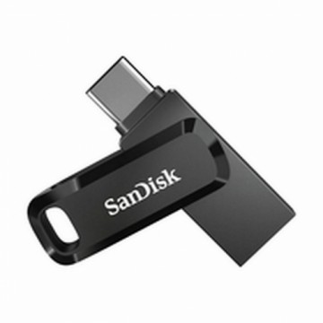 USB Zibatmiņa SanDisk Ultra Dual Drive Melns Melns/Sudrabains 128 GB