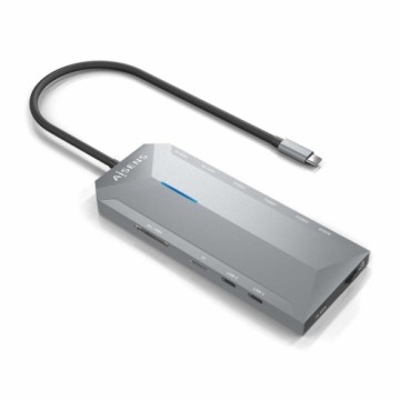 USB-разветвитель Aisens ASUC-12P005-GR Серый 100 W