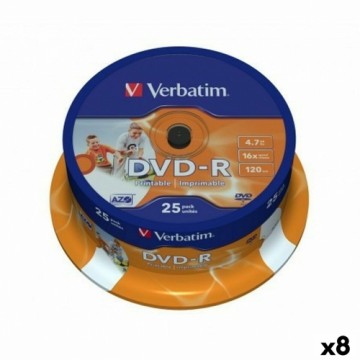 DVD-R Verbatim 4,7 GB 16x (8 gb.)