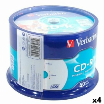CD-R Verbatim 700 MB 52x (4 штук)