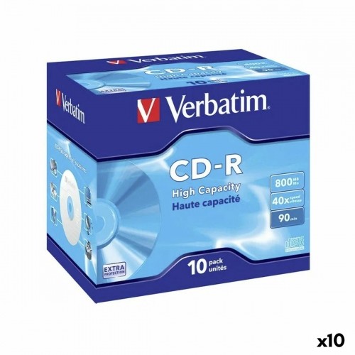 CD-R Verbatim 800 MB 40x (10 gb.) image 1