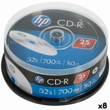 CD-R HP 700 MB 52x (8 штук)