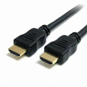 HDMI Kabelis Startech HDMM1MHS Melns 1 m
