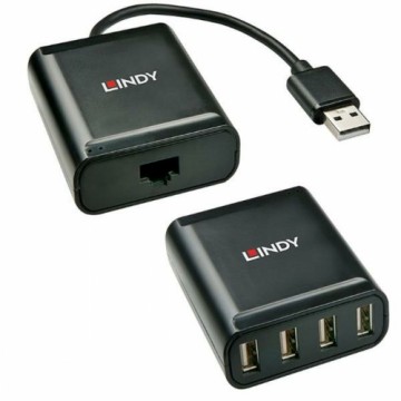 USB Centrmezgls LINDY 42679 Melns