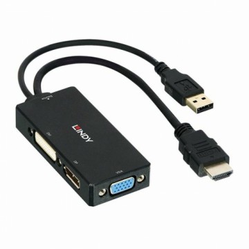 Адаптер HDMI—DisplayPort LINDY 38182 Чёрный