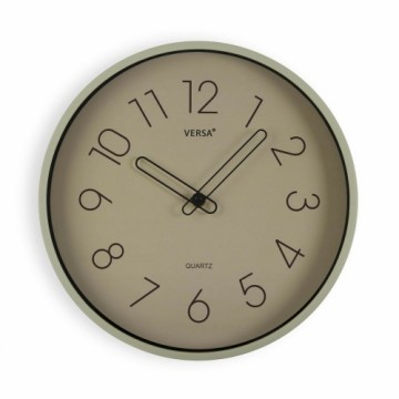 Настенное часы Versa Жёлтый Пластик Кварц 4 x 30 x 30 cm