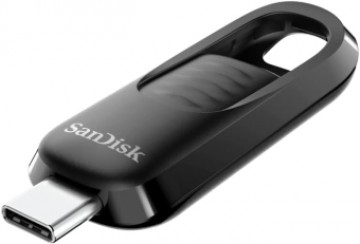 Zibatmiņa SanDisk Ultra Slider USB-C 256GB Black