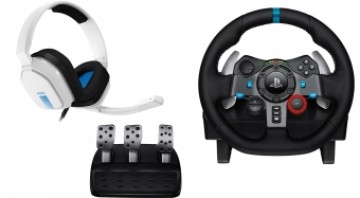Spēļu stūre Logitech G29 Racing Wheel + Austiņas Astro A10 komplekts
