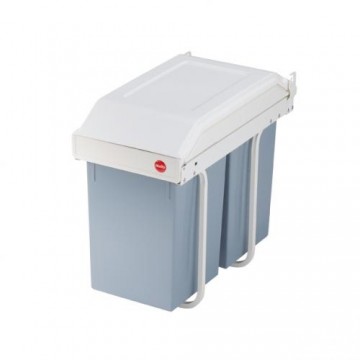 Hailo Atkritumu tvertne iebūvējamā Multi-Box duo L / 2x14L / balta