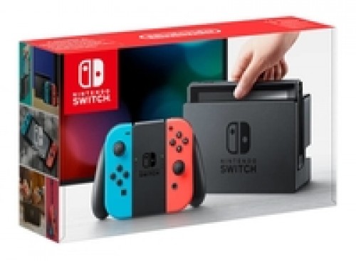 Nintendo Switch Neon Red | Neon Blue Console image 1