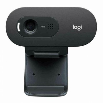 Tīmekļa Kamera Logitech 960-001372 HD 720P Melns