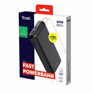 Powerbank Trust 24880 Melns 20000 mAh (1 gb.)