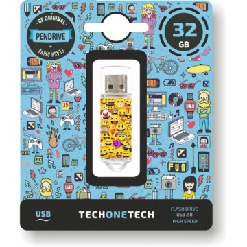 USB Zibatmiņa Tech One Tech Emojis 32 GB