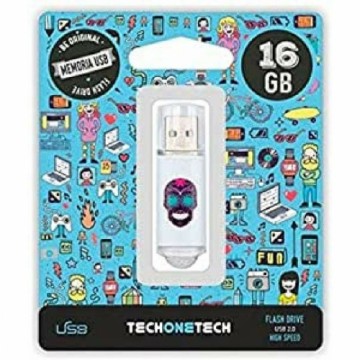 USB Zibatmiņa Tech One Tech Tech Calavera Maya 16 GB