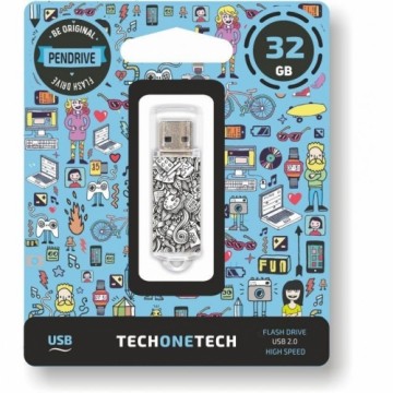 USB Zibatmiņa Tech One Tech Art-Deco 32 GB