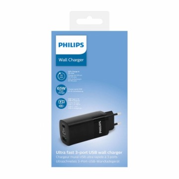 Сетевое зарядное устройство Philips DLP2681/12 65 W Чёрный (1 штук)