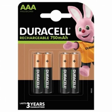 Atkārtoti Uzlādējamas Baterijas DURACELL AAA LR3     4UD (10 gb.)